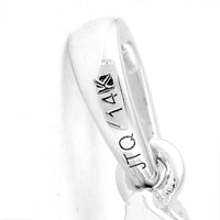 3.89 Carats Lab Grown Diamond 14K Gold Pendant