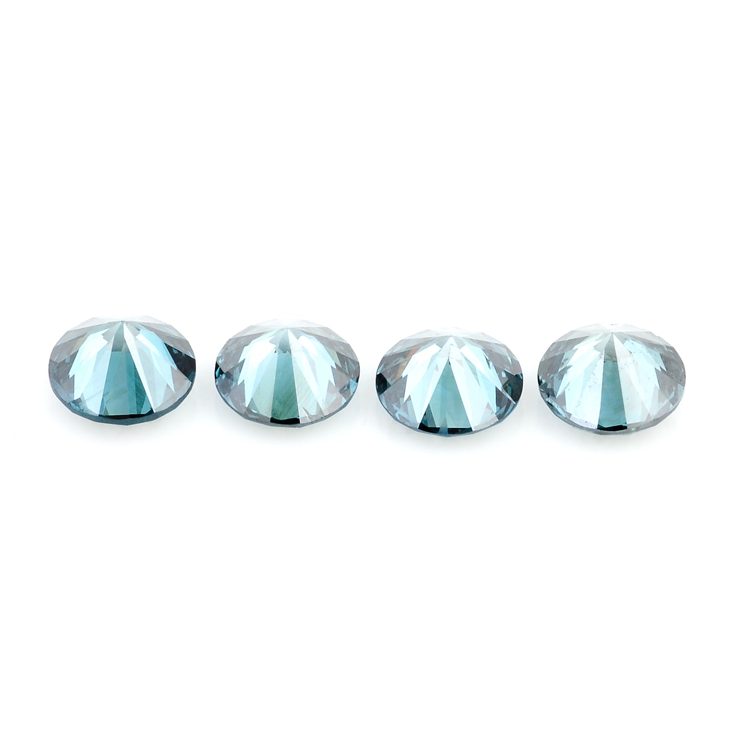 0.65 Blue Diamond Round Loose Gemstone