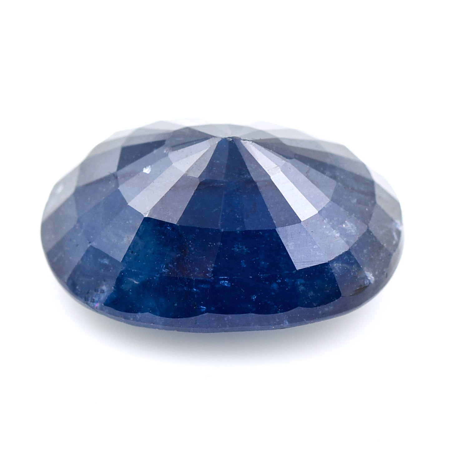 14.81 Natural Corundum Sapphire Oval Mixed Cut Gemstone