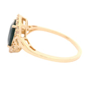 2.11 Ct Oval Sapphire 14K Gold Ring