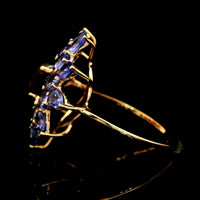 4.59 Ct Oval Tourmaline 14K Gold Ring