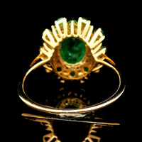 2.20 Ct Oval Emerald 14K Gold Ring