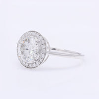 2.27 Carats Lab Grown Diamond 14K Gold Ring