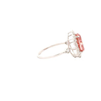 3.43 Carats Pink Lab Grown Diamond 14K Gold Ring