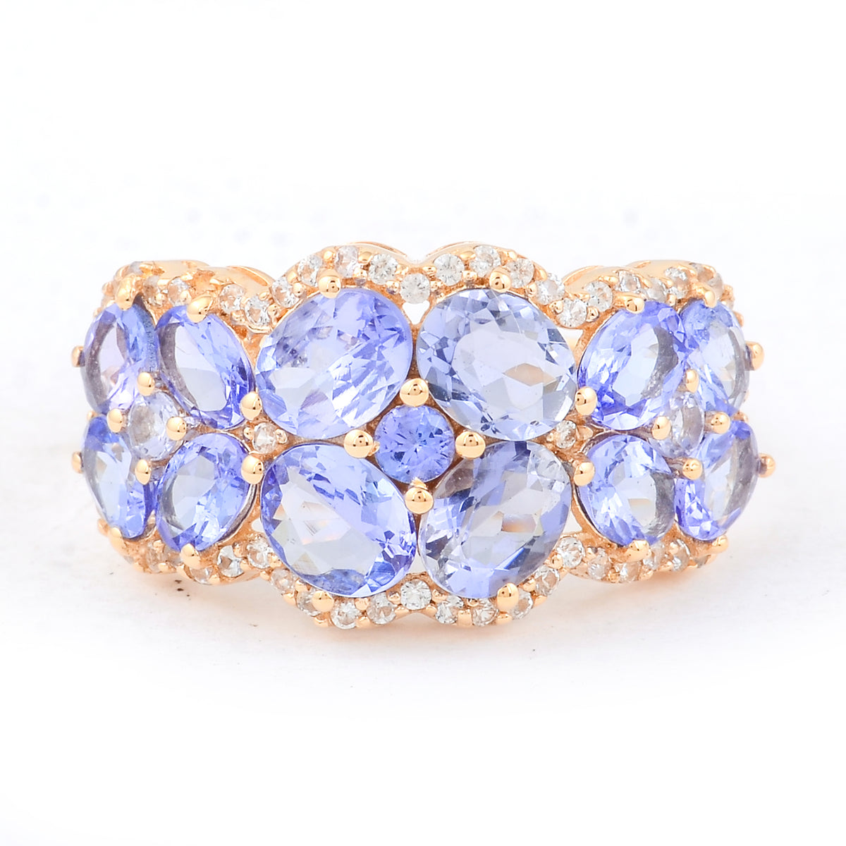 2.76 Ct Oval Tanzanite 14K Gold Ring