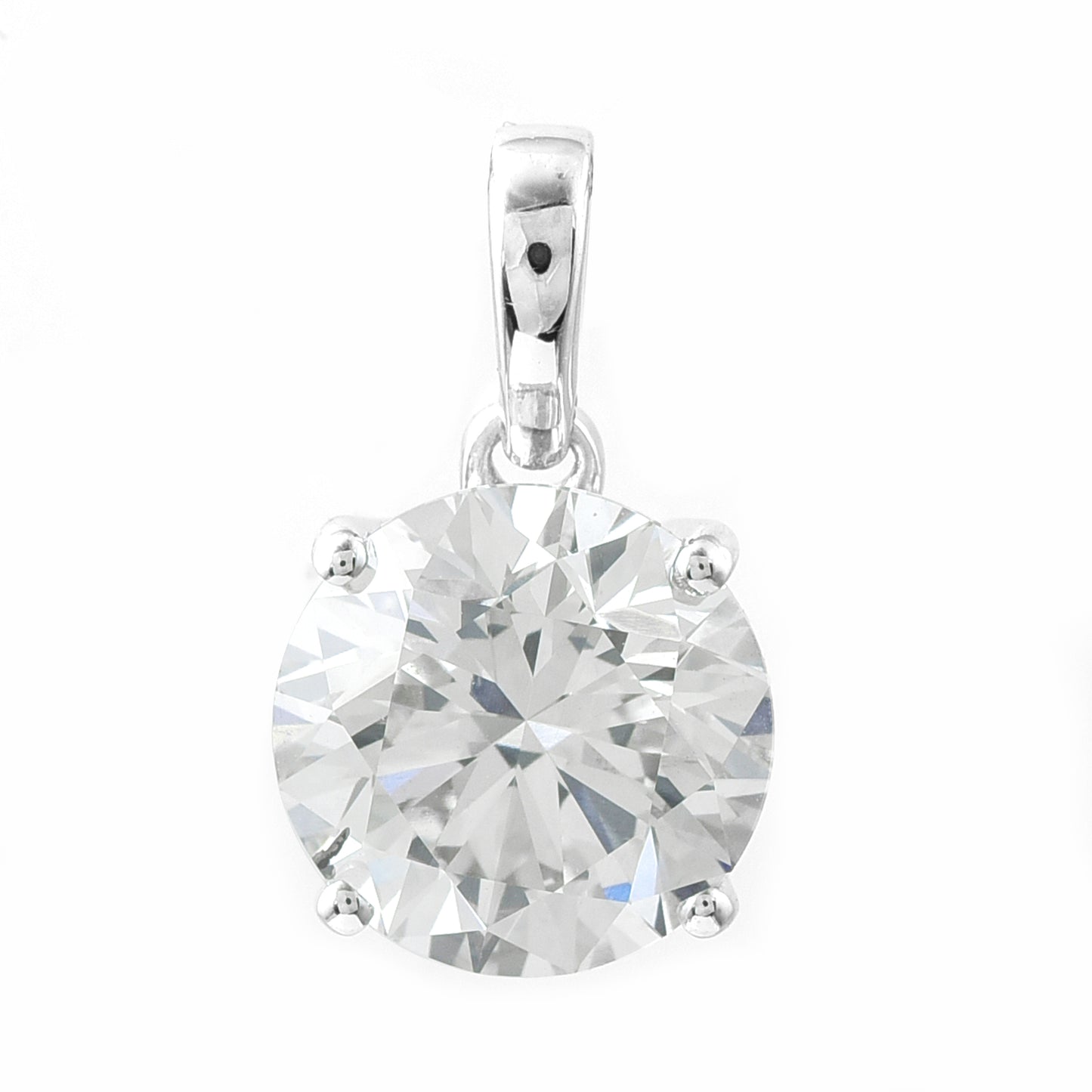 2.08 Carats Lab Grown Diamond 14K Gold Pendant