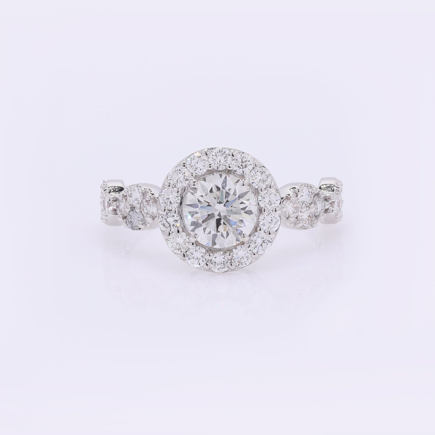 1.95 Carats Lab Grown Diamond 14K Gold Ring
