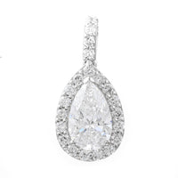 1.92 Carats Lab Grown Diamond 14K Gold Pendant