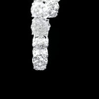 67.46 Ct Round Lab Grown Diamond 14K Gold Necklace