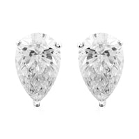 3.79 Carats Lab Grown Diamond 14K Gold Earrings