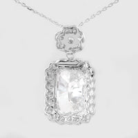 4.88 Carats Lab Grown Diamond 14K Gold Pendant