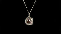 2.47 Carats Pink Lab Grown Diamond 14K Gold Pendant