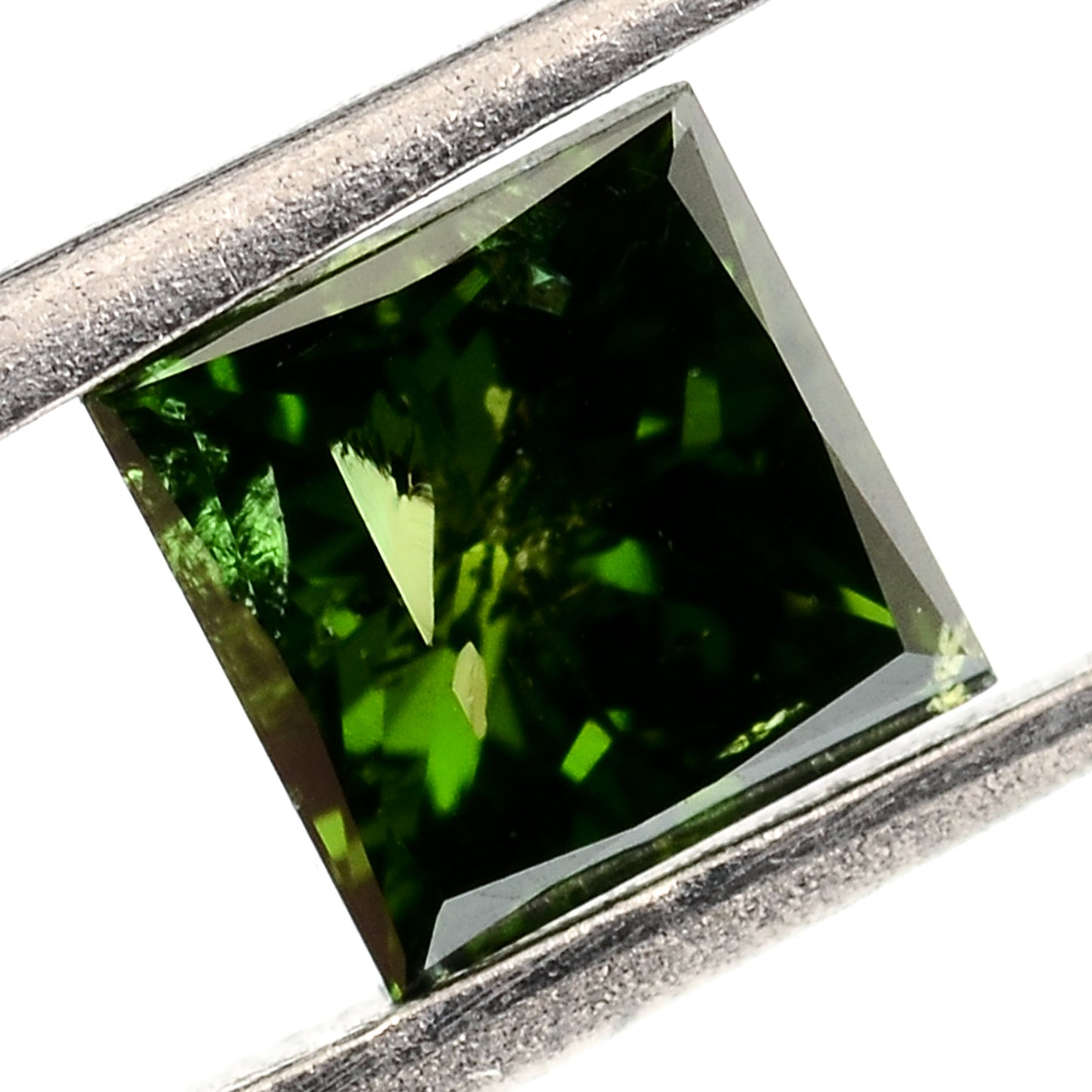 0.55 Green Diamond Sqaure Loose Gemstone