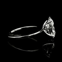 3.18 Carats Lab Grown Diamond 14K Gold Ring