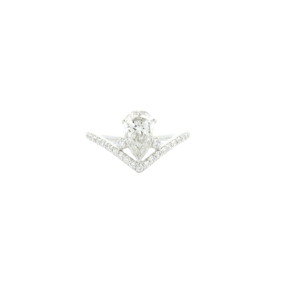 1.35 Carats Lab Grown Diamond 14K Gold Ring