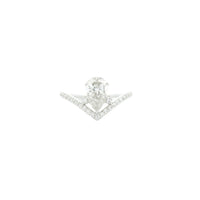 1.35 Carats Lab Grown Diamond 14K Gold Ring