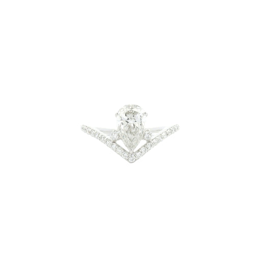 1.35 Carats Lab Grown Diamond 14K Gold Ring