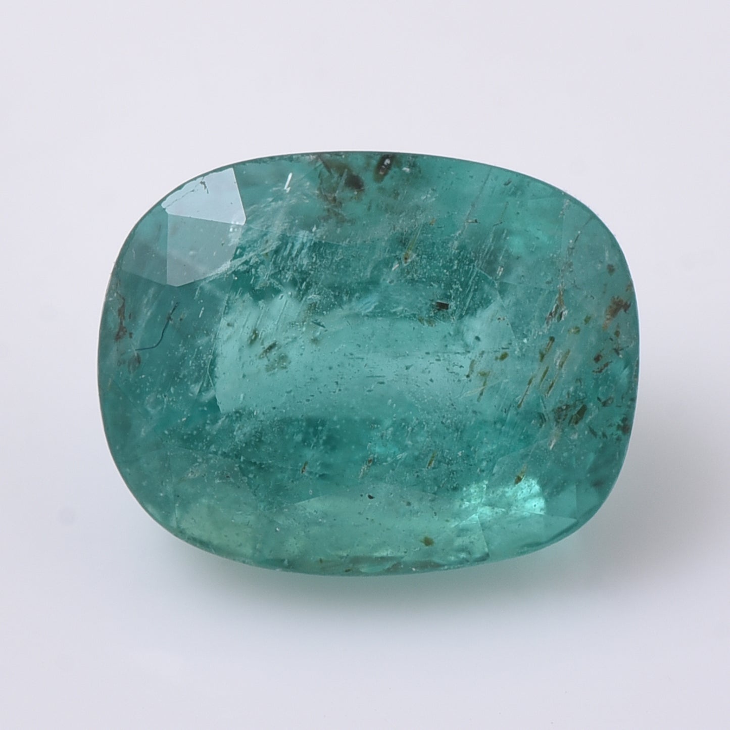 3.07 Natural Beryl Emerald Rectangular Cushion Mixed Cut Gemstone