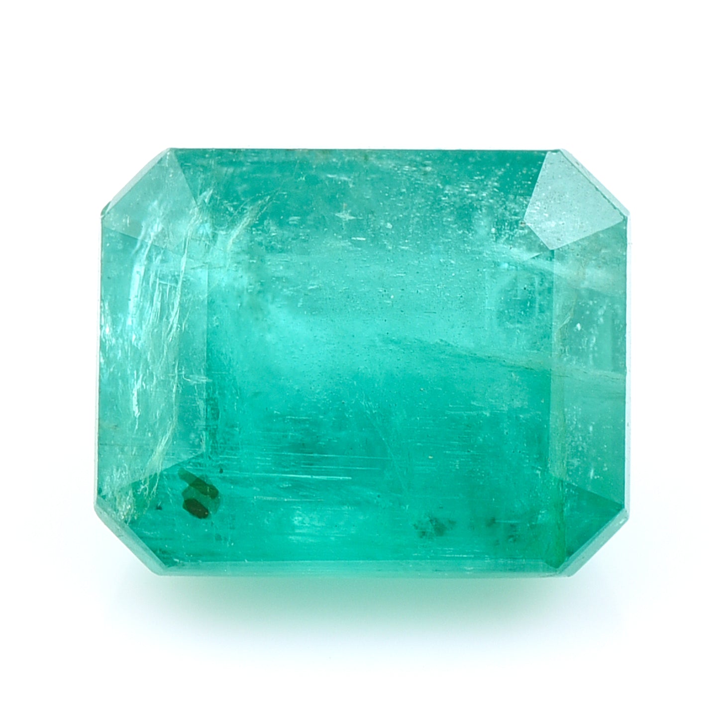 3.39 Natural Beryl Emerald Emerald Cut Gemstone