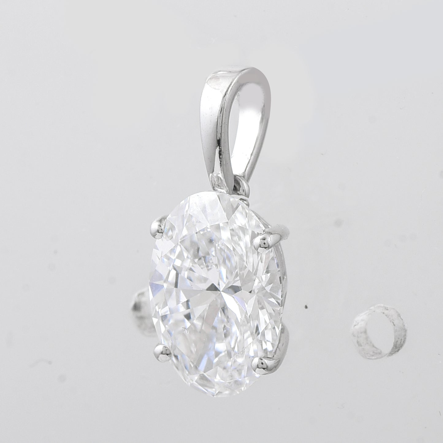 2.02 Carats Lab Grown Diamond 14K Gold Pendant