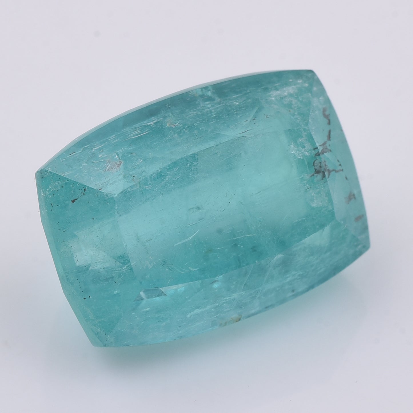13.27 Natural Beryl Emerald Rectangular Cushion Mixed Cut Gemstone