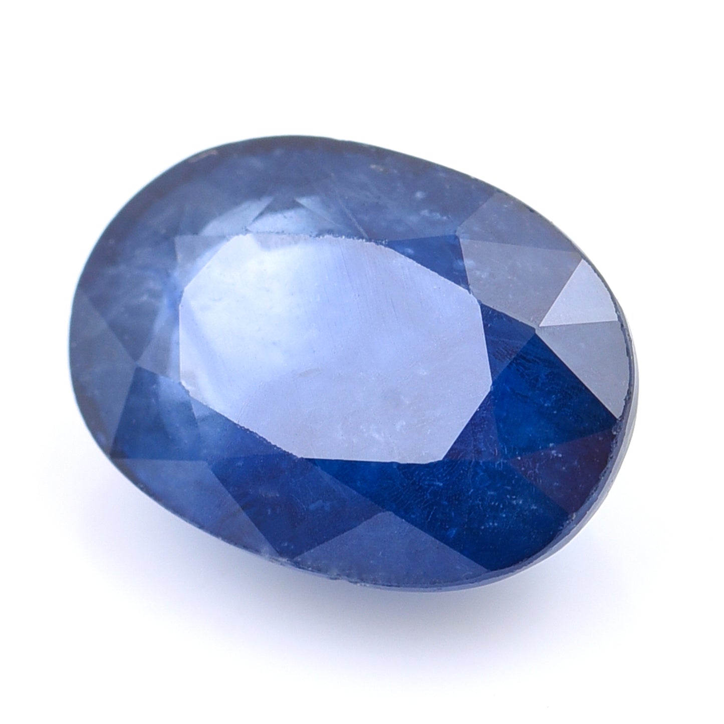 4.26 Natural Corundum Sapphire Oval Mixed Cut Gemstone