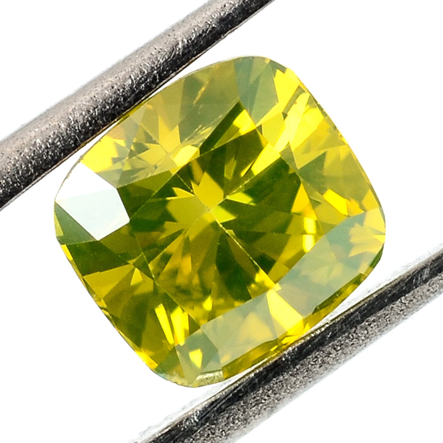 0.26 Carat Yellow Diamond Cushion Loose Gemstone