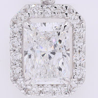 2.40 Carats Lab Grown Diamond 14K Gold Pendant