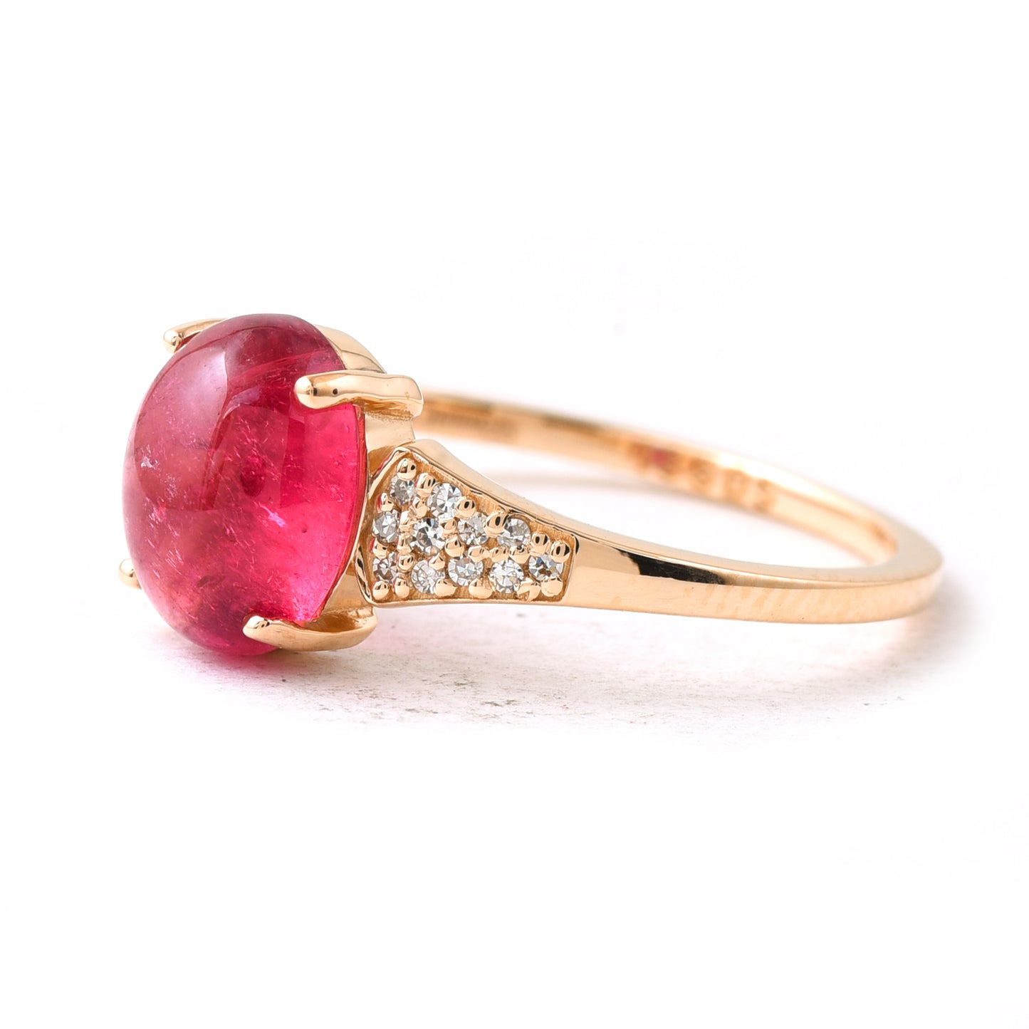 2.25 Ct Oval Tourmaline 14K Gold Ring