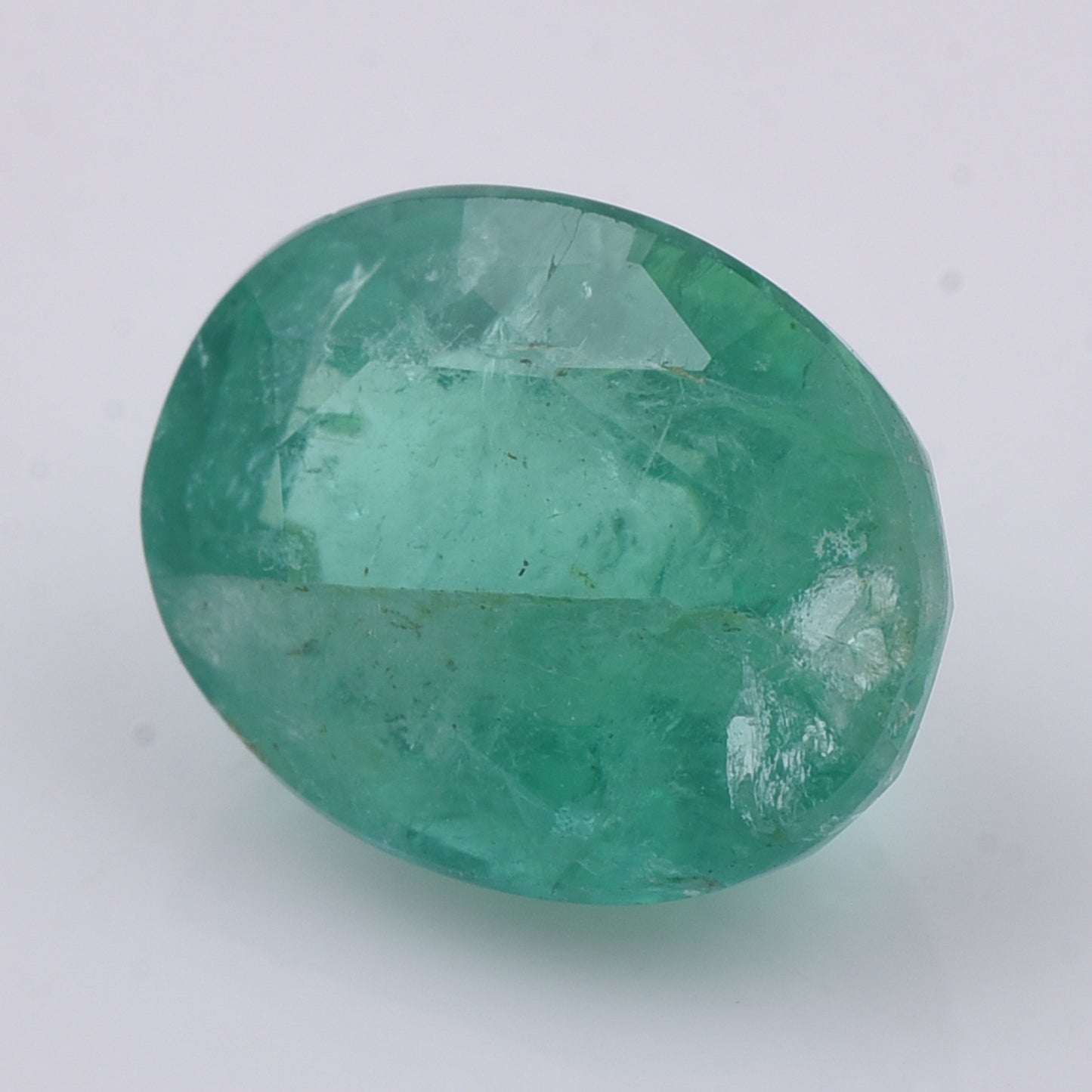 2.85 Natural Beryl Emerald Oval Mixed Cut Gemstone