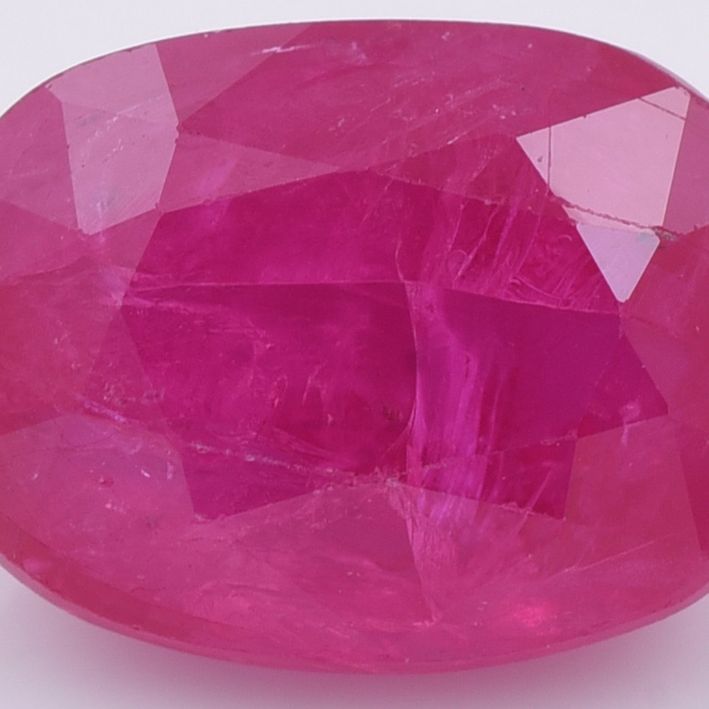 2.37 Natural Corundum Ruby Rectangular Cushion Mixed Cut Gemstone