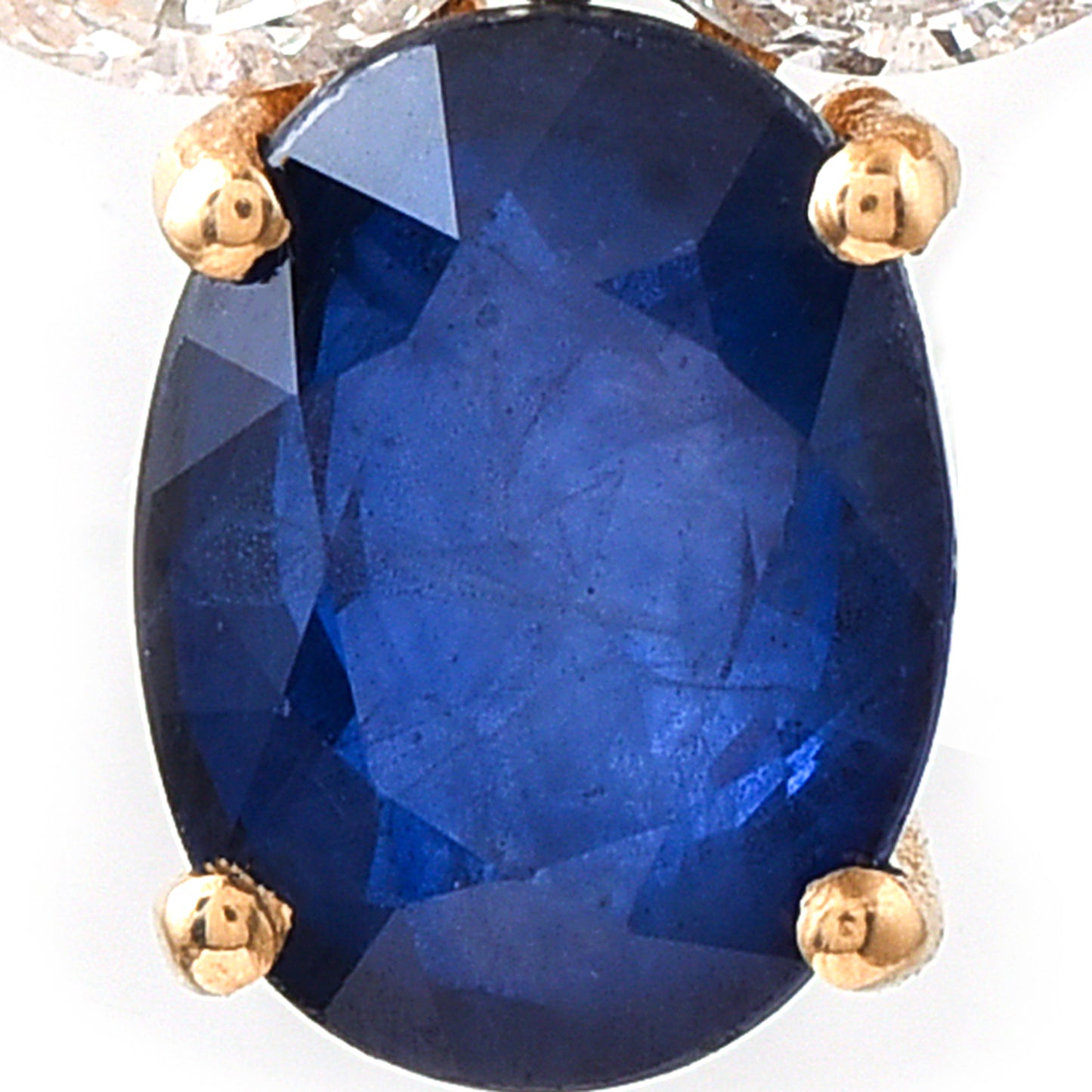 1.94 Ct Oval Sapphire 14K Gold Pendant
