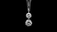 4.79 Ct Round Lab Grown Diamond 14K Gold Pendant