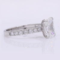 2.42 Carats Lab Grown Diamond 950 Platinum Ring