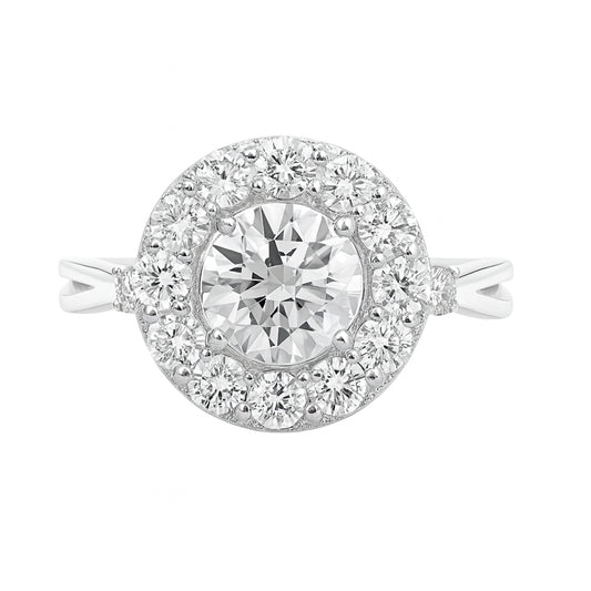 2.11 Carats Lab Grown Diamond 14K Gold Ring