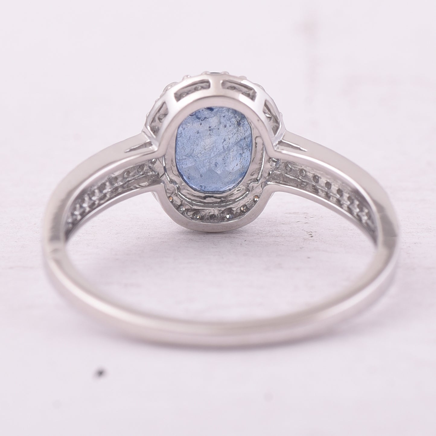 1.82 Ct Oval Mixed Cut Natural Sapphire 950 Platinum Ring