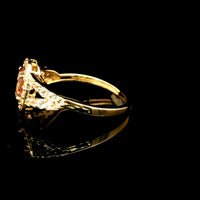 1.45 Ct Oval Tourmaline 14K Gold Ring