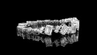 20.77 Carats Lab Grown Diamond 14K Gold Bracelet