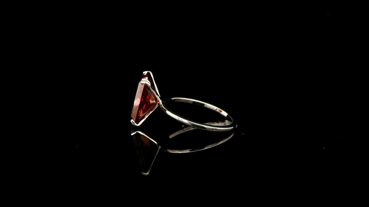 5.58 Carats Pink Lab Grown Diamond 14K Gold Ring