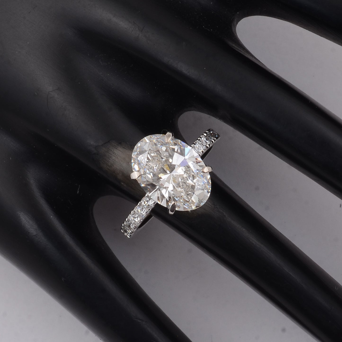4.41 Carats Lab Grown Diamond 14K Gold Ring