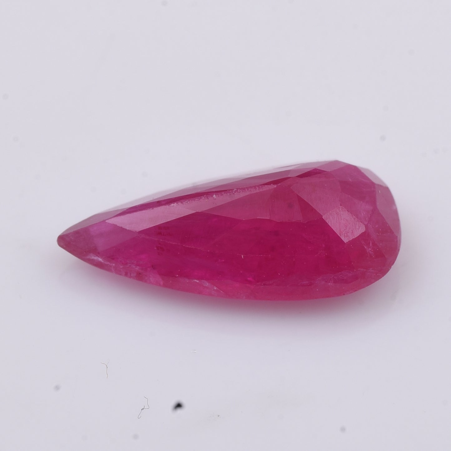 2.7 Natural Corundum Ruby Pear Mixed Cut Gemstone