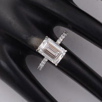 4.32 Carats Lab Grown Diamond 14K Gold Ring