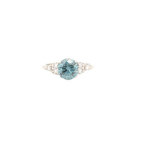 1.69 Carats Blue Lab Grown Diamond 14K Gold Ring