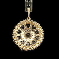 2.58 Ct Round Tanzanite 14K Gold Pendant