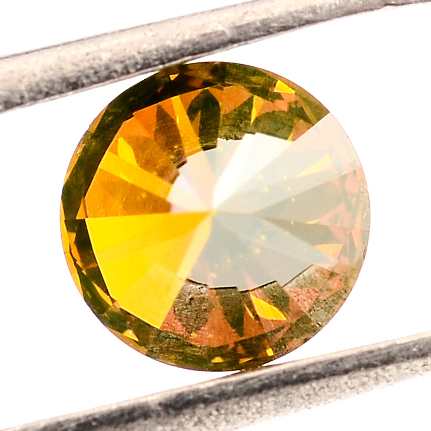 0.51 Red Diamond Round Loose Gemstone