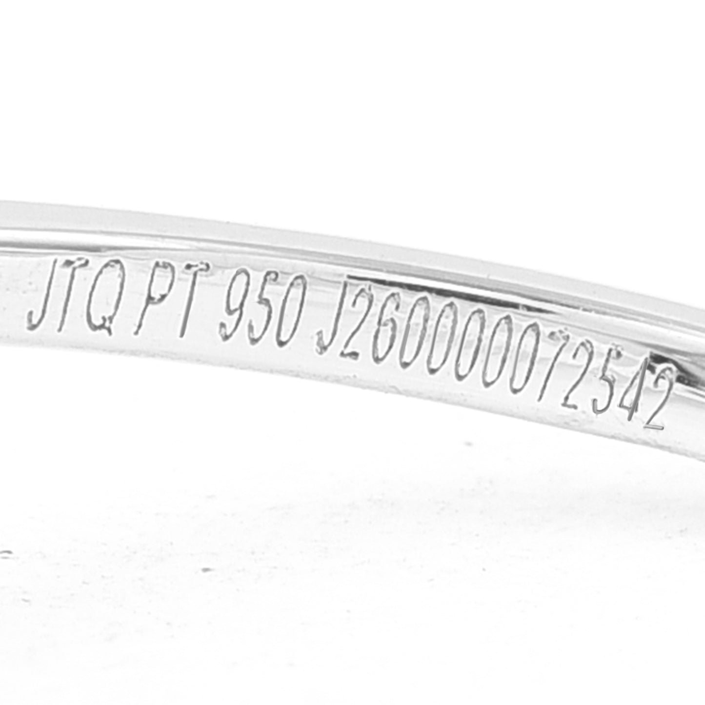 1.83 Ct Oval Cabochon Cut Natural Tourmaline 950 Platinum Ring