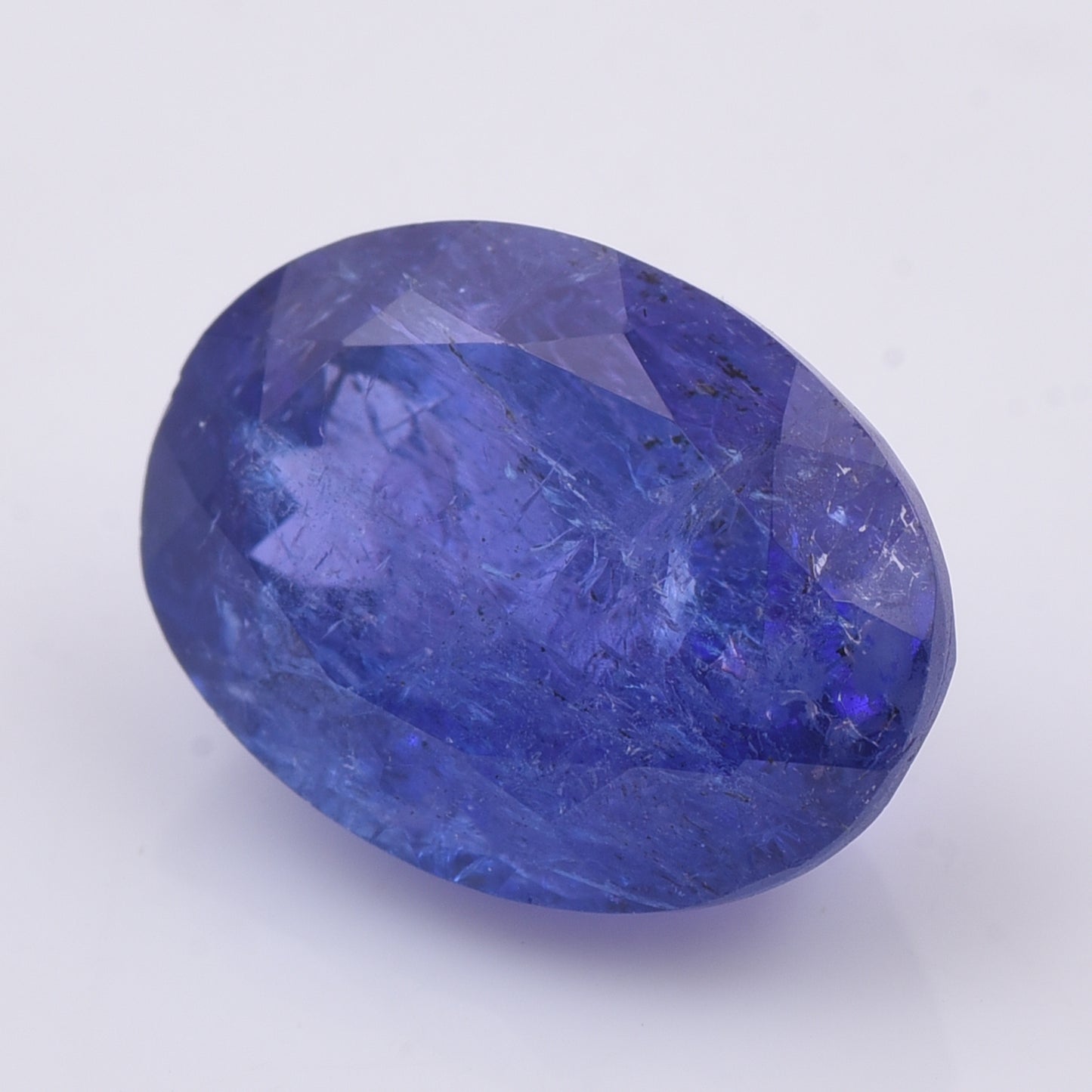 5.97 Natural Zoisite Tanzanite Oval Mixed Cut Gemstone