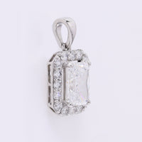 2.58 Carats Lab Grown Diamond 950 Platinum Pendant