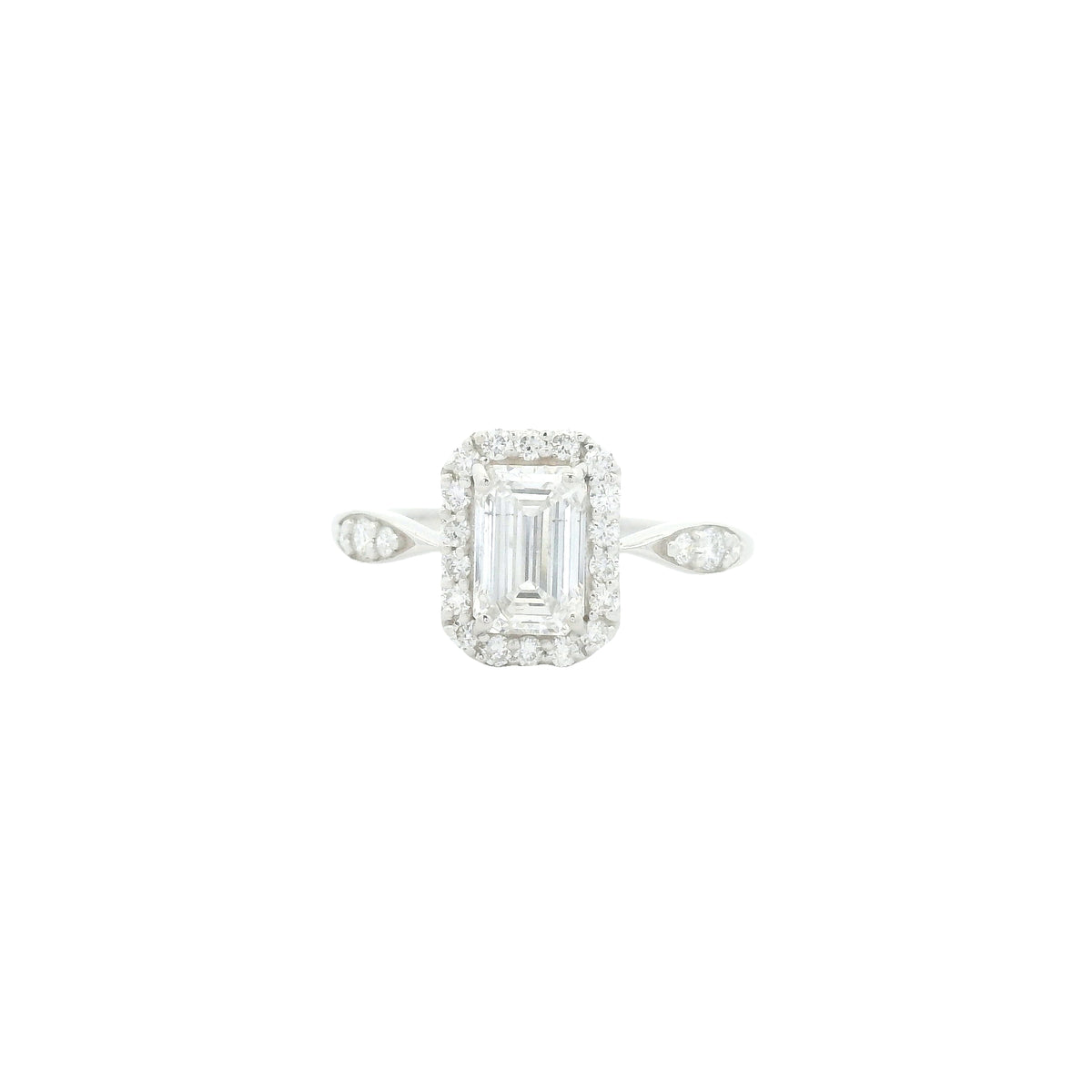 1.31 Carats Lab Grown Diamond 14K Gold Ring