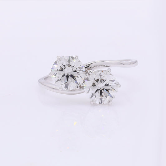 2.16 Carats Lab Grown Diamond 14K Gold Ring